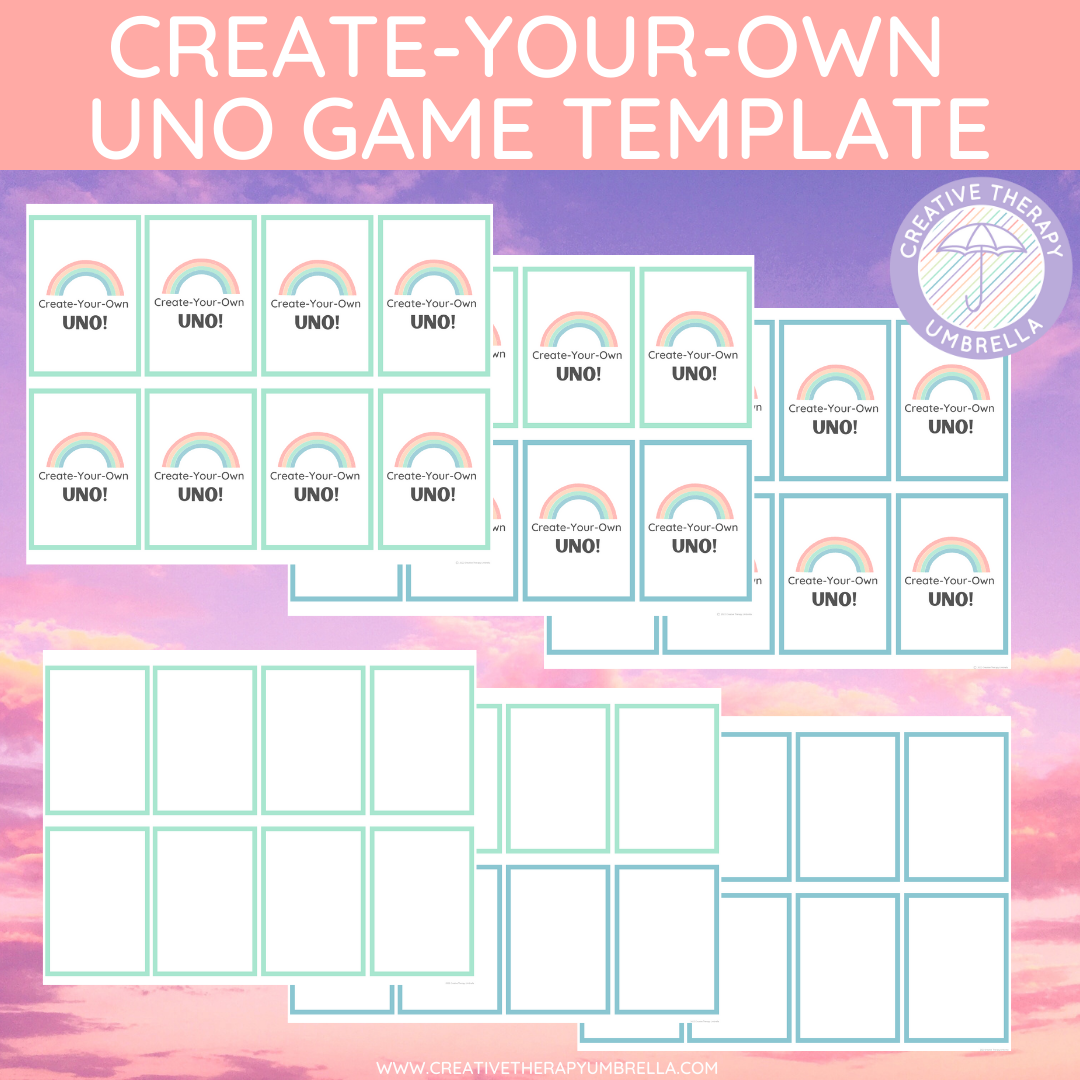 Create Your Own UNO Game Cards and Intervention Ideas - Image 3