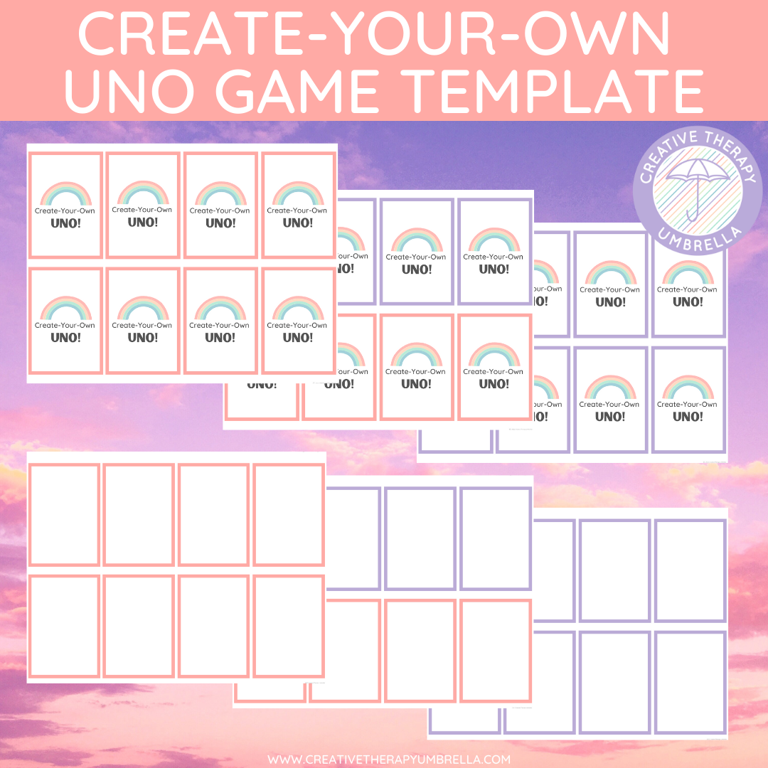 Create Your Own UNO Game Cards and Intervention Ideas - Image 4